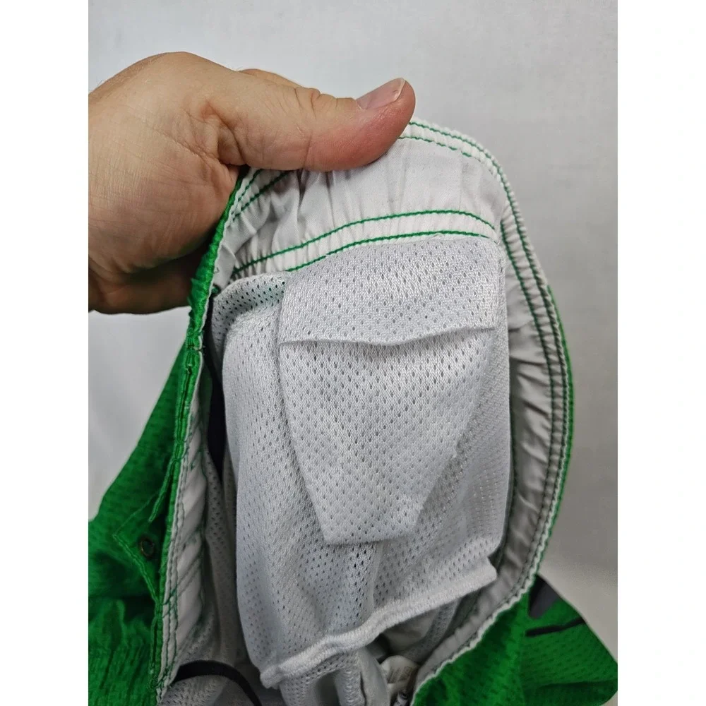 NIKE Swim Shorts Green Men Size Large Intact Lining Green‎ 10